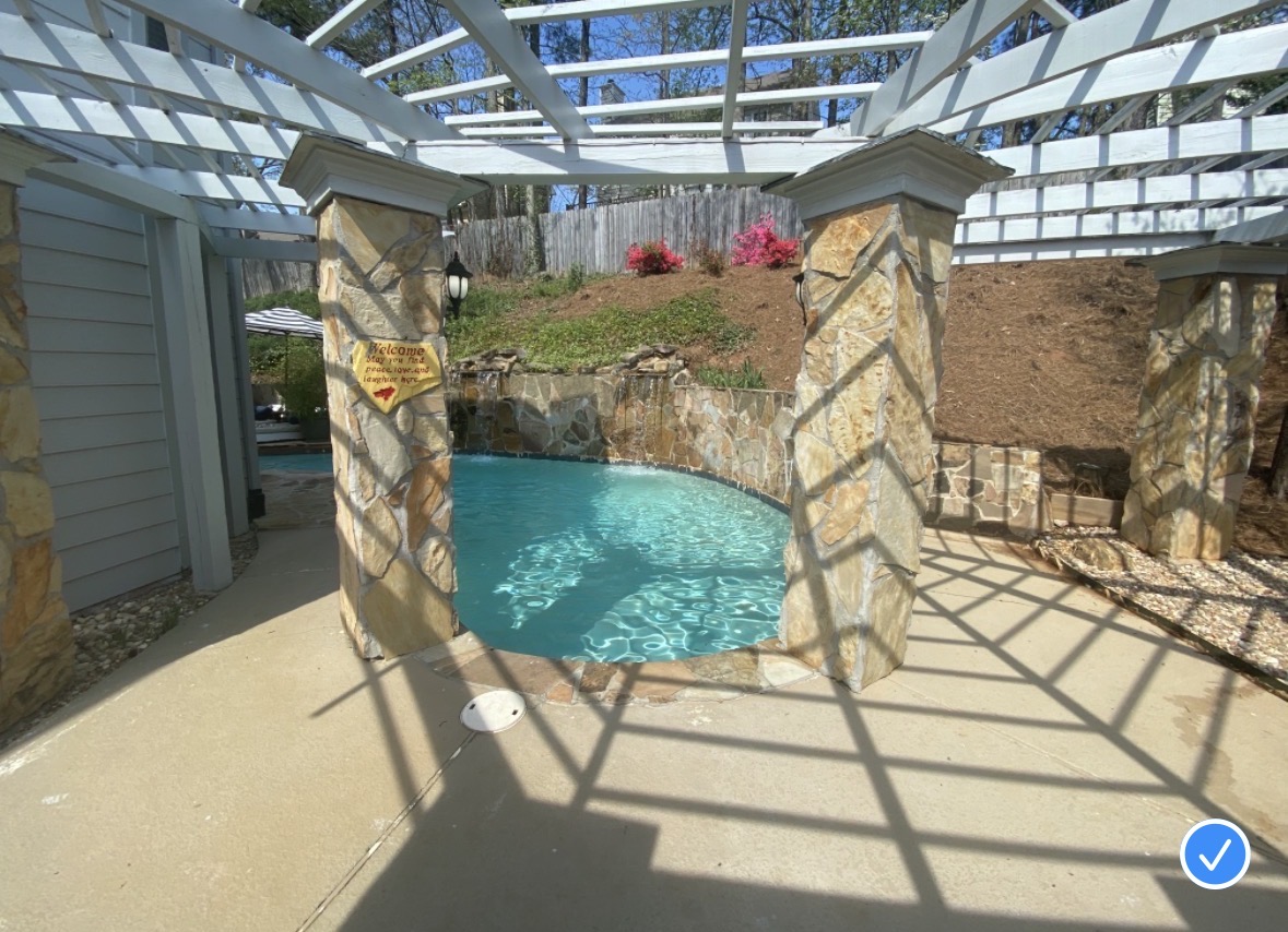 Photo of Pool deck cleaning in Alpharetta